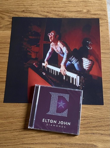 Elton john hand signed - signed, 12”