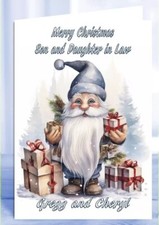 Personalised Christmas card