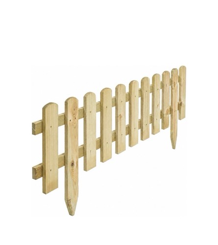Natural wood picket - natural,