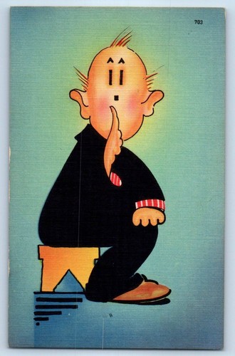 C1940 unusual art boy - c1940's,