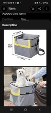 Bicycle Front Basket Handlebar Pet Dog Cat Carrier Bag Collapsible