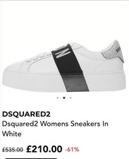 Dsquared2 Women's Sneakers, RRP £535. Size 2.5 UK. (Authentic)