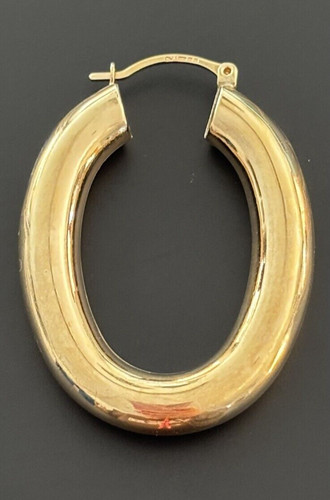 9ct 375 yellow - gold, oval