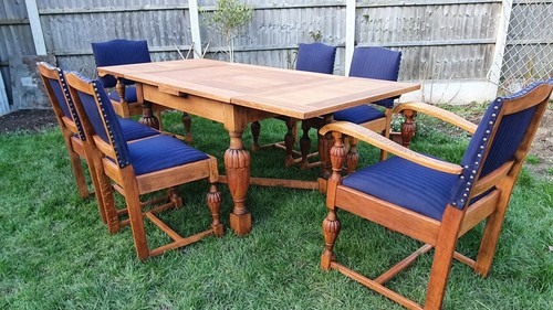 Dining table and - 6, chairs