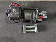 small recovery winch, Warrior Spartan Electric Winch 5000 12v Wire Rope