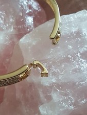 Lipsy - Crystal pave Gold Charm Bracelets 