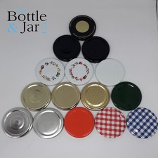 Jam Jar Lids Brand New  range of colours and sizes or replacement