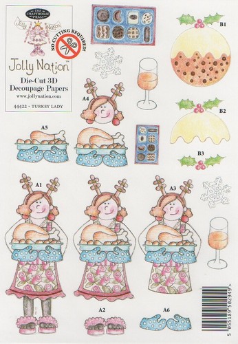 Jolly nation christmas die - nation, a5