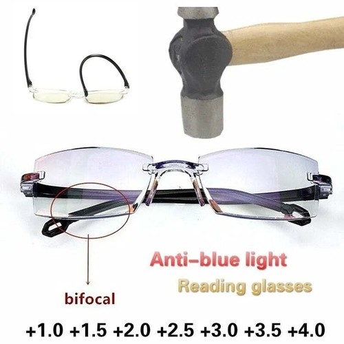 Pair unisex rimless reading - rimless,