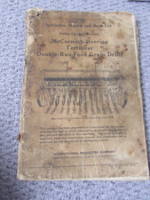 @McCormick-Deering Fertilizer Double Run Feed Grain Drill Instruction Manual @