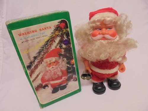 Vintage musical santa - santa, father