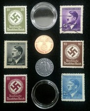 Rare ww2 german coins stamps - ww2,