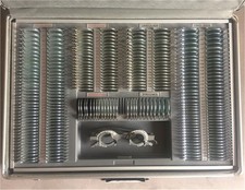 266 Pcs Optical Trial Lens Set New Metal Rim Trial Frame With Case vo