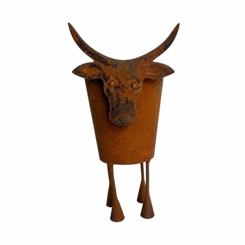 Bull head planter - bull-head,