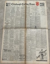 ORIGINAL EDINBURGH EVENING