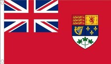 CANADA WW2 FLAG 5' x 3' Old