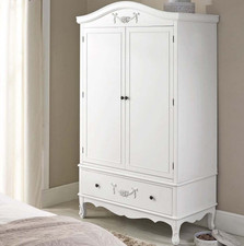 Dunelm Toulouse white Double Wardrobe