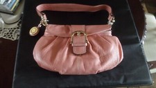 New Anne Klein Leather Blush Pink  handbag with strap 