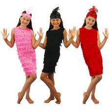 GIRLS FLAPPER DRESS AND