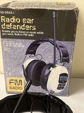 Electronic Ear Defenders - Headphones with Radio Built in - Wireless AM FM Radio