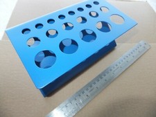 Z Test Tube Rack Metal (Aluminium) with optional tubes holes 27mm 19mm 13mm NEW