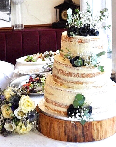 Rustic log slice - 16",