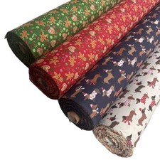 Christmas Polycotton Fabric