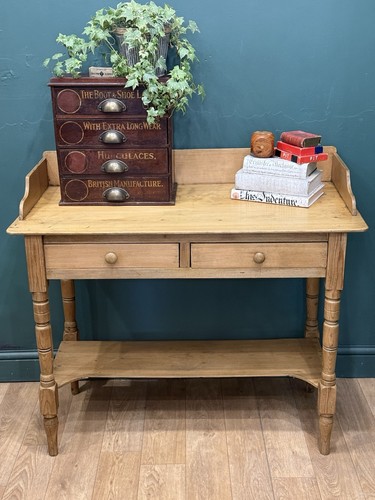 Antique pine washstand - antique,