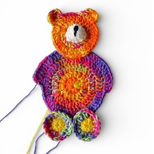 New Large Crochet Teddy Beat