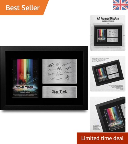 Framed autographed photo - a4,