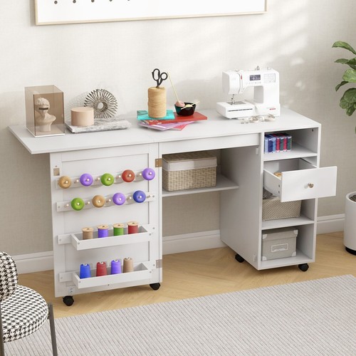 Folding sewing table rolling - folding,