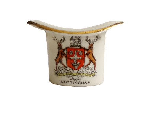 Vintage porcelain crested ware - porcelain,