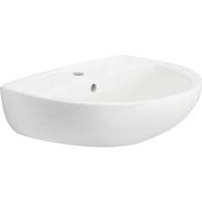 Twyford Option 55cm 1 Tap Hole