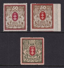 DANZIG 1922 High Values