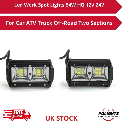 Piece led work spotlights - 2-piece,
