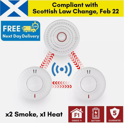 Wireless interlinked smoke - wireless,