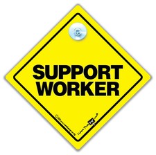 Support Worker Car Sign, Baby