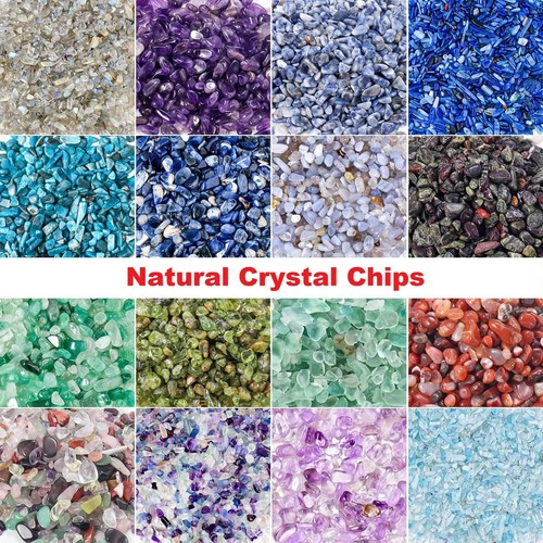 90g crystal gemstone chips - 90g,