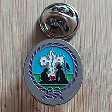 UK Scouting Campfire Metal Pin Badge 