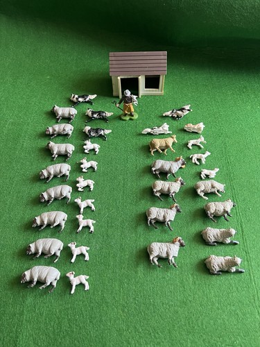Britains farm sheep and dogs - farm,