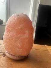 2 Himalayan Salt Lamps 3.2kg Healing Crystal Rock beautiful pair of lamps 