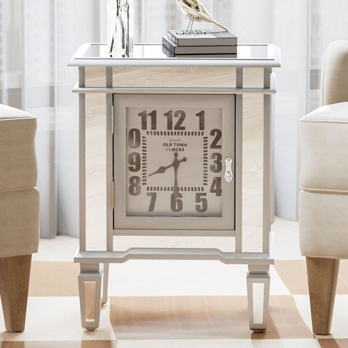 Large mirror nightstand - nightstand, door