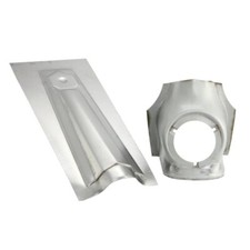 VESPA RALLY 180 200 FACTORY PRESSED STEEL 2 PIECE HORN COVER REPAIR SHEET