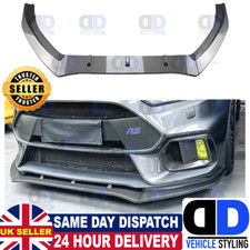 Ford Focus RS MK3 3.5 Front Splitter Spoiler Lip Wing Carbon look 2012-2018