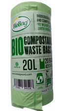 BioBags 20 Litre Compostable