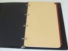 TWINLOCK 4 RING BOOK 78RX INDEX & PAGES, EXCELLENT