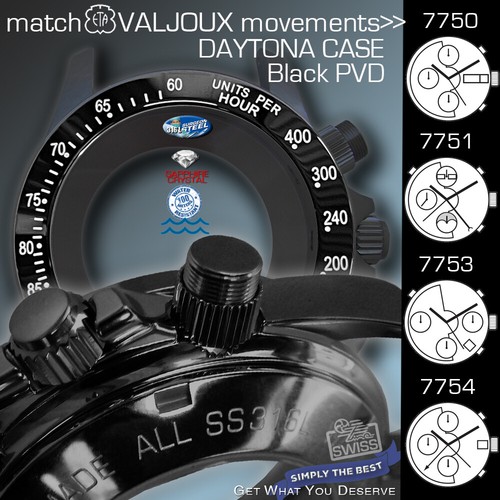 Watch case daytona tachymeter - watch,