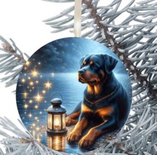 Rottweiler Hanging Bauble Gift