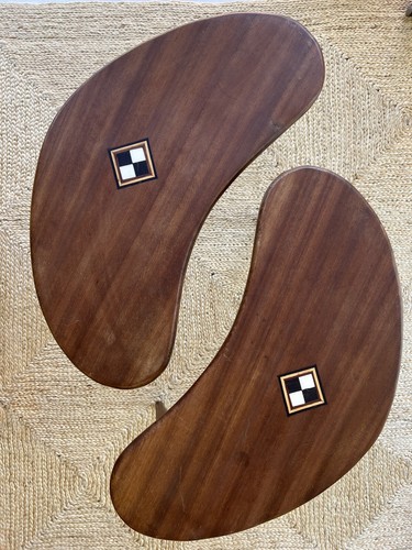 Rare pair kidney art deco - rare,