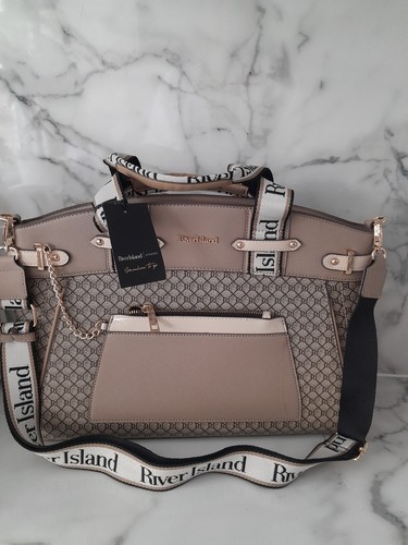 River island large monogram - large,